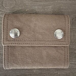 Shinola Brown Canvas & Leather Wallet, NWT!